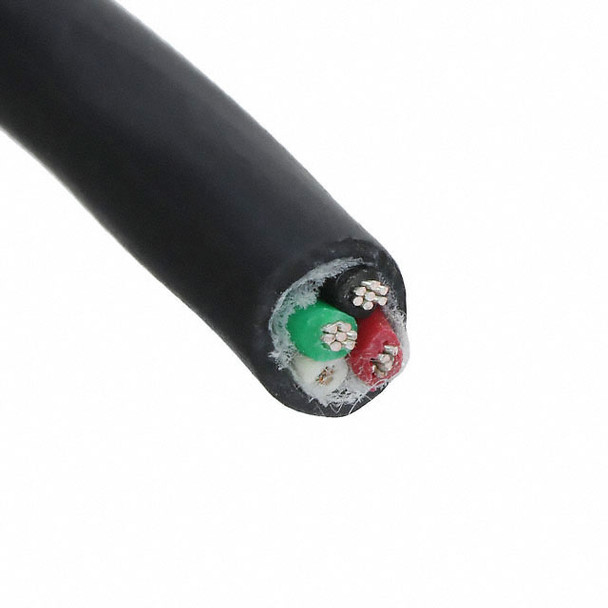 Alpha Wire 1934/4 BK003 Cable 4Cond 18Awg Black 250' | American Cable Assemblies